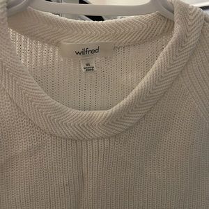 - Wilfred sleeveless knit sweater